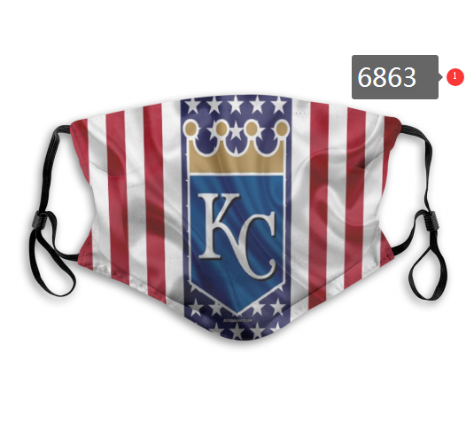 2020 MLB Kansas City Royals #1 Dust mask with filter